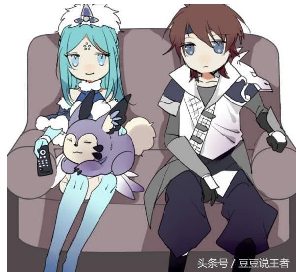 王者荣耀:赵云约王昭君一起看电影!别说亮亮了