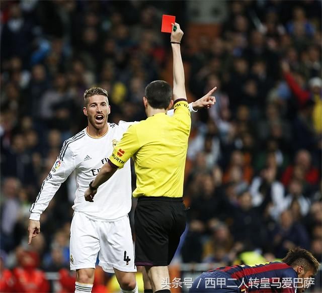 拉莫斯的吃牌数,在西甲、五大联赛以及欧冠中