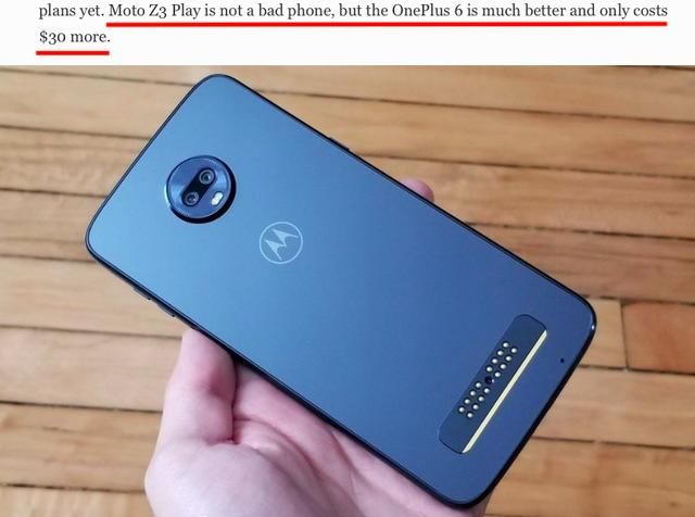 摩托罗拉首款5G手机Z3 Play,价格相似的手机外