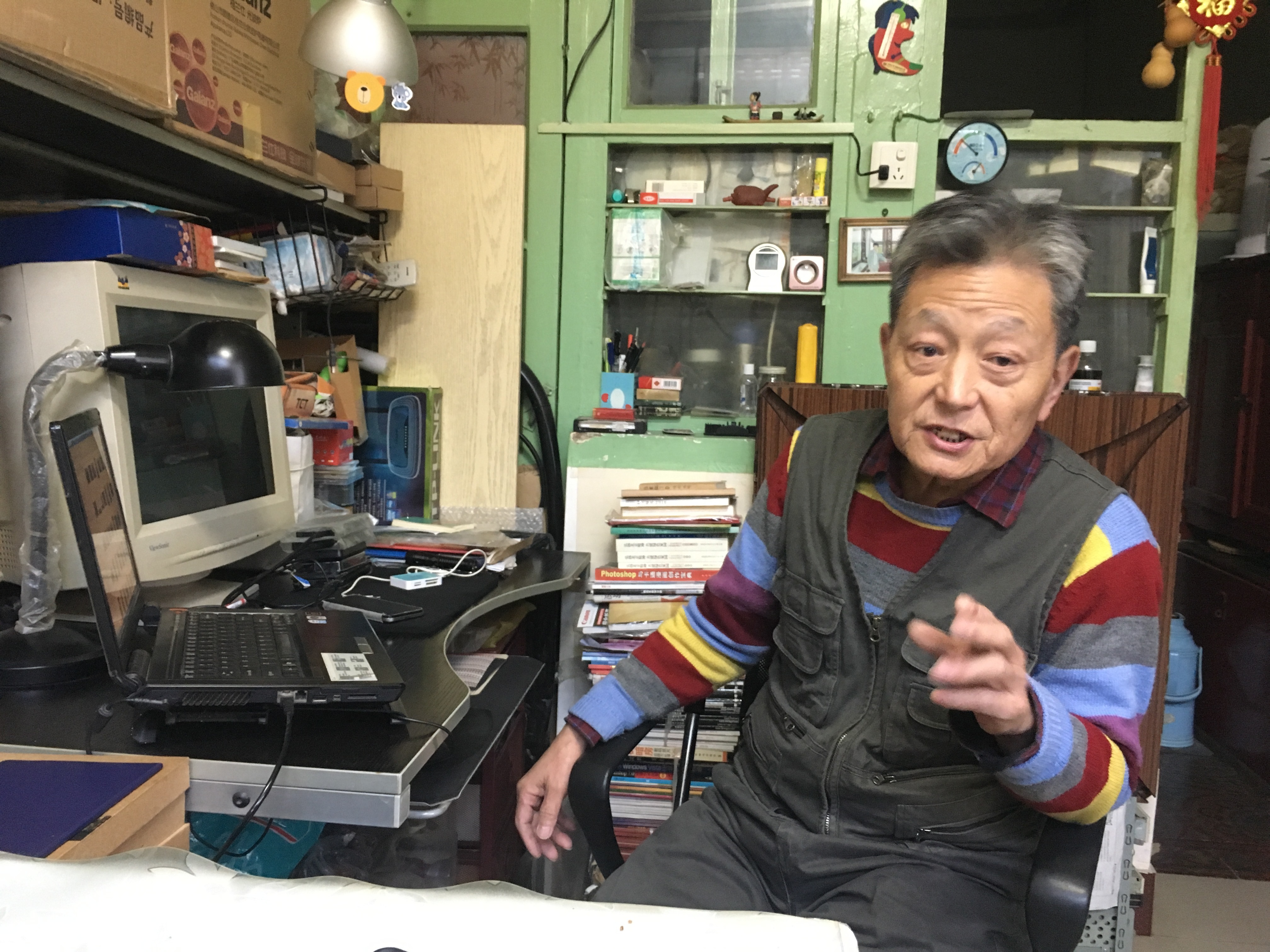 人文纪录片《拾说什刹海》第二季幕后照片。