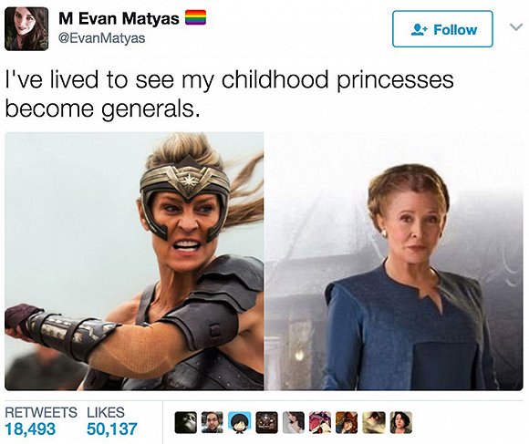 《神奇女侠》中的女将军 原来就是23年前《阿甘正传》中的少女珍妮