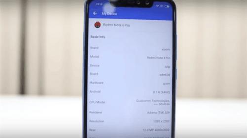 红米Note6 Pro参数配置曝光 上市时间和价格未