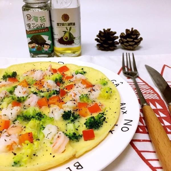 宝宝辅食 西兰花虾仁早餐饼