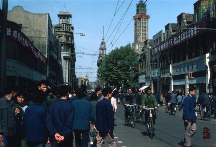 英国人拍摄:1976年上海街景民情彩色老照片