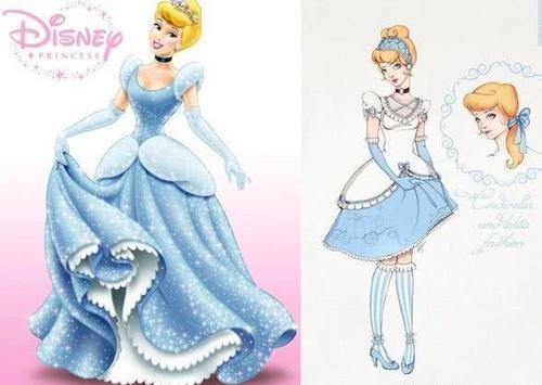迪士尼公主换上漂亮短裙,仙蒂公主超可爱,爱洛
