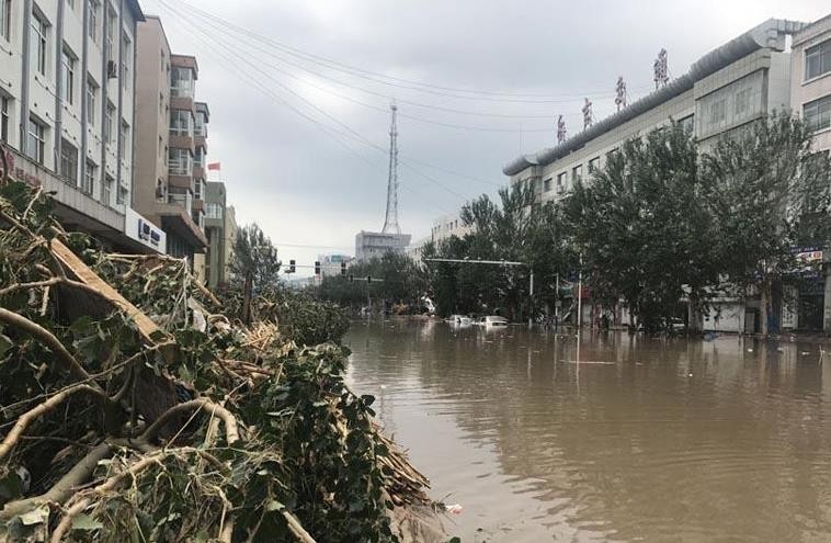 吉林市永吉县因特大暴雨遭遇严重洪涝灾害