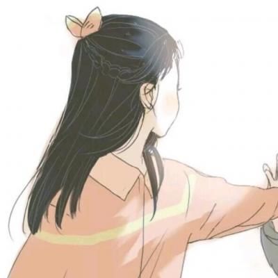 情侣头像呆萌两张配对卡通