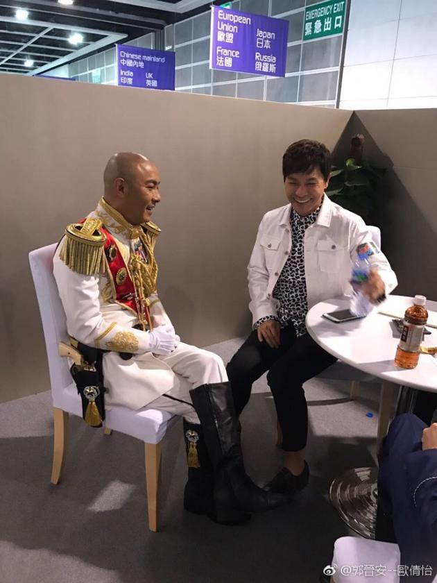 张卫健回TVB拍剧 与《日月神剑》 郭晋安多年再聚