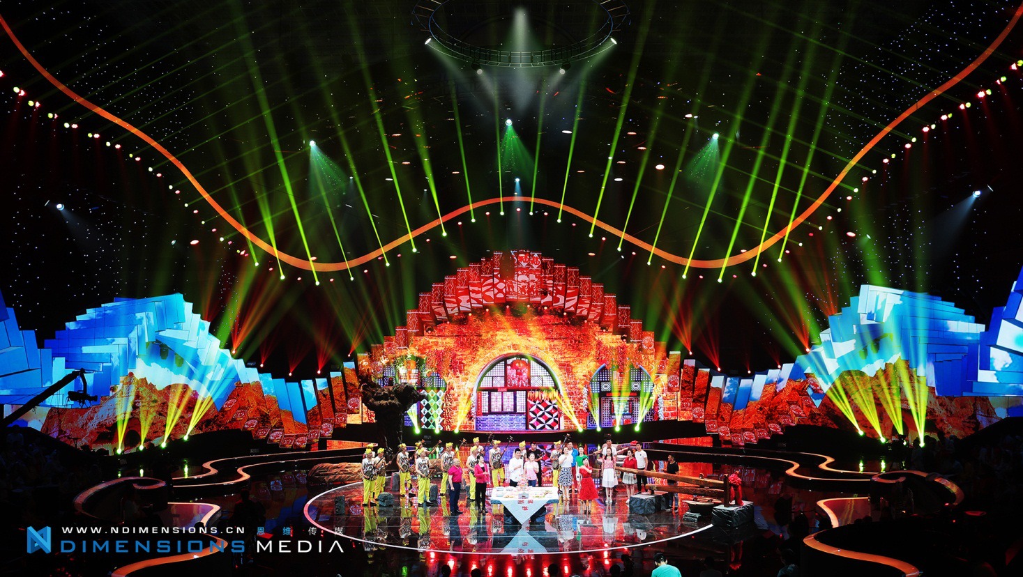 《魅力中国城》舞美"大手笔" 舞台视觉设计瞩目