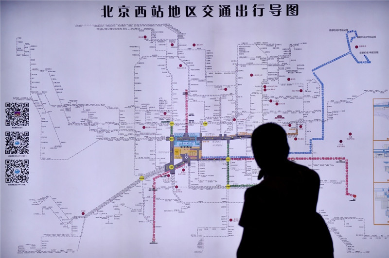 北京西站详细地图图片