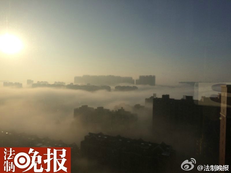 网友“青鸟lw”：帝都境界就是不一样，已经开始修仙了。
