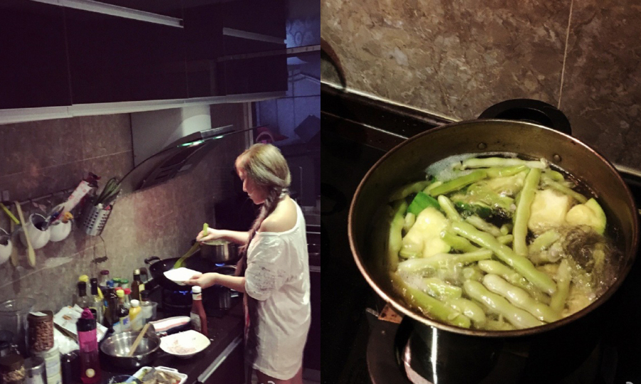 得了厅堂也下得了厨房这是文筱婷对自己的评价，这位女强人偶尔也会化身小厨娘做一手好菜。