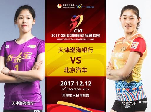 2017-2018中国女子排球超级联赛第十一轮预告