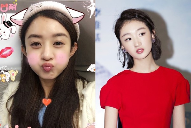 赵丽颖晒小黄鸭撞脸照调侃周冬雨 本尊崩溃回击