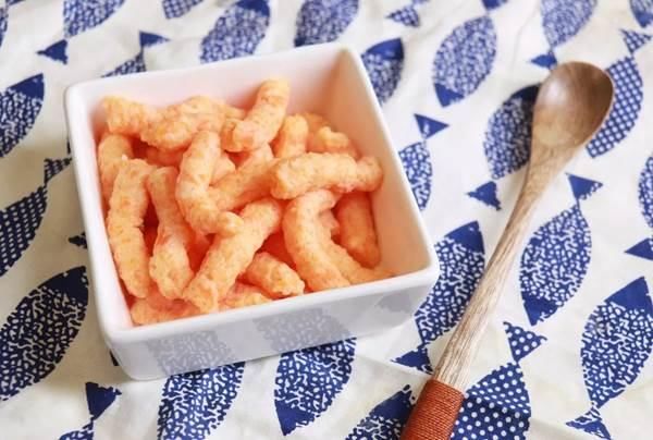 无添加不油炸自制胡萝卜虾条,适合8个月以上宝