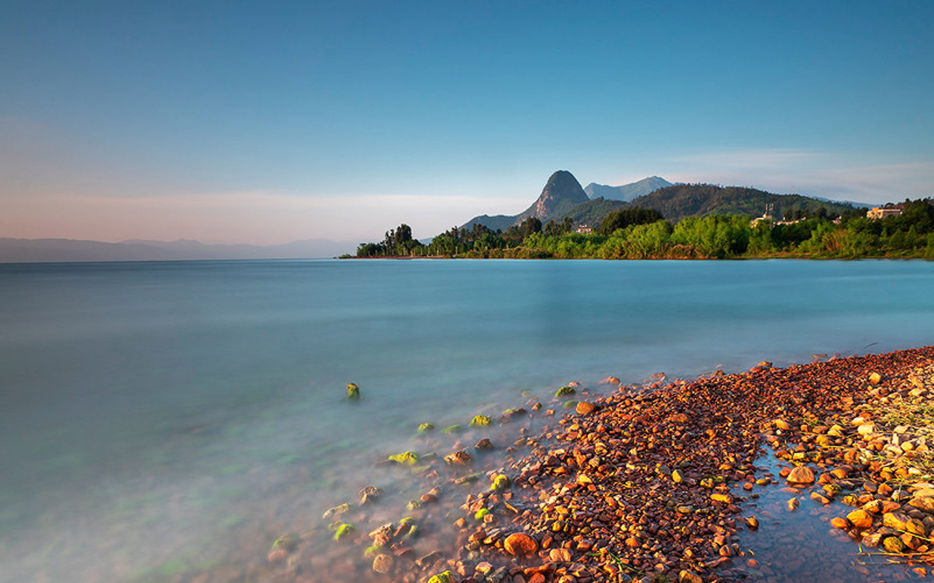 云南抚仙湖唯美风景图片桌面壁纸