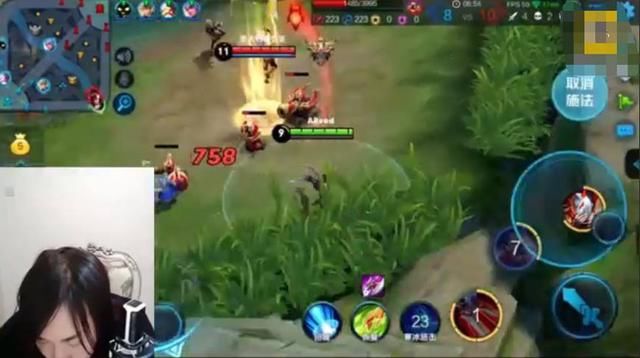 王者荣耀:主播张大仙玩阿珂偶遇劲敌,最后的结