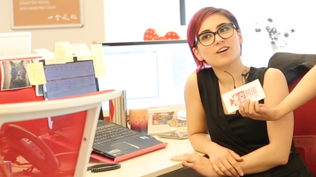 中资企业工作的土耳其美女:中文真的好难啊! 中资企业工作的土耳其美女:中文真的好难啊!