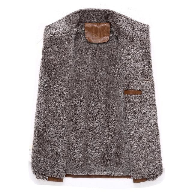 18年新款男装,老爸穿上图2皮衣+运动服套装,年