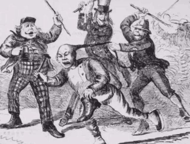 美国警察:中国人就得挨打!中国驻美武官不堪殴