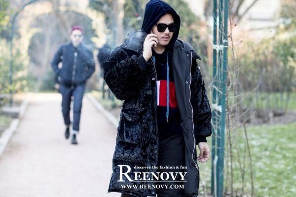 男生长卫衣怎么搭配外套好看,看达人街拍学搭