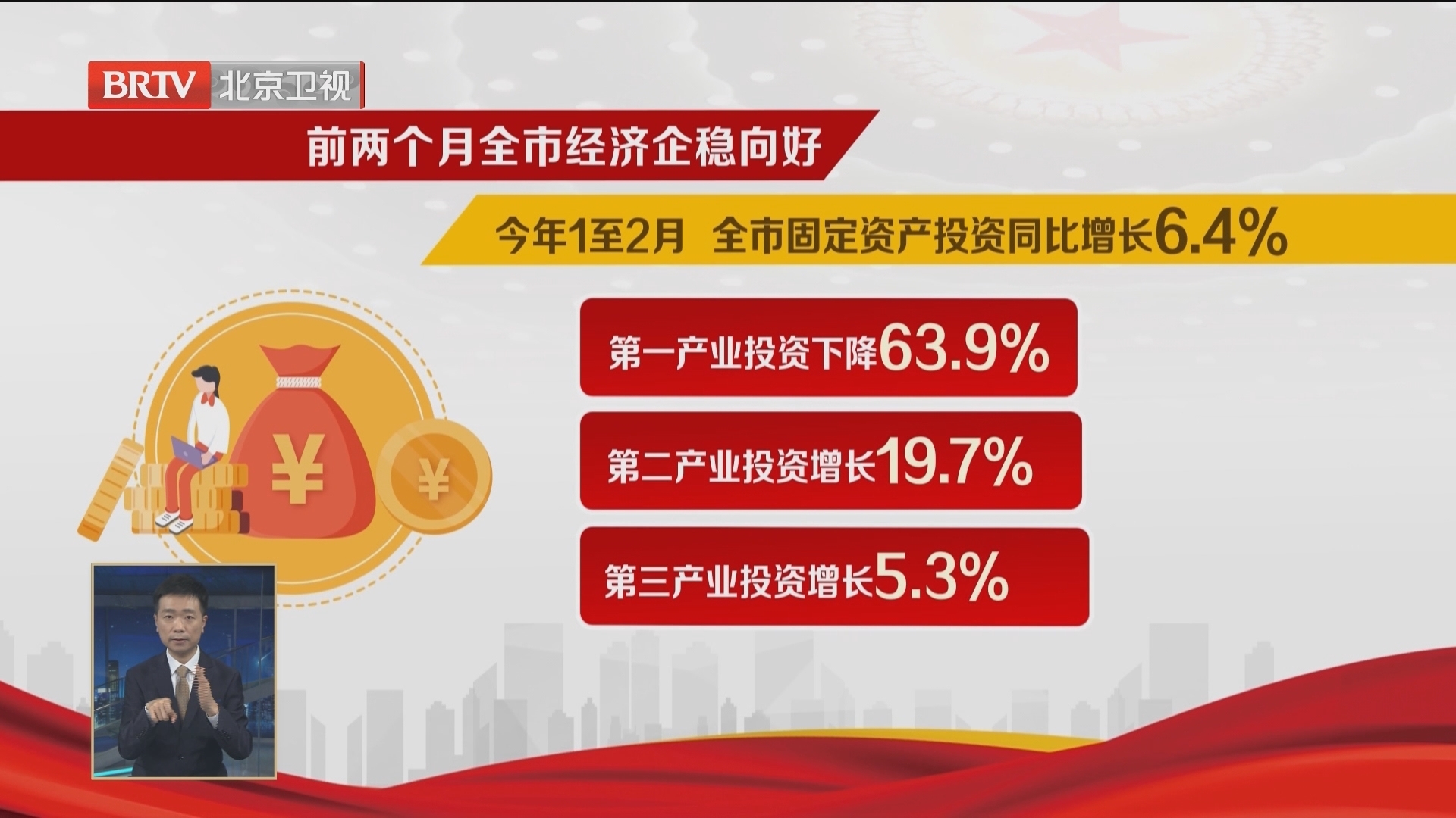 前两个月全市经济企稳向好
