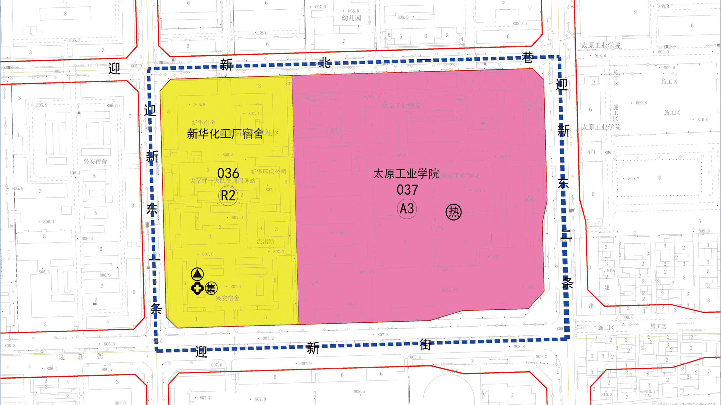 太原兴安棚户区地块控规技术性内容深化方案公示