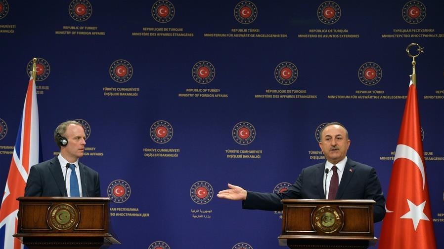 土耳其与英国讨论伊德利卜军事行动及难民问题