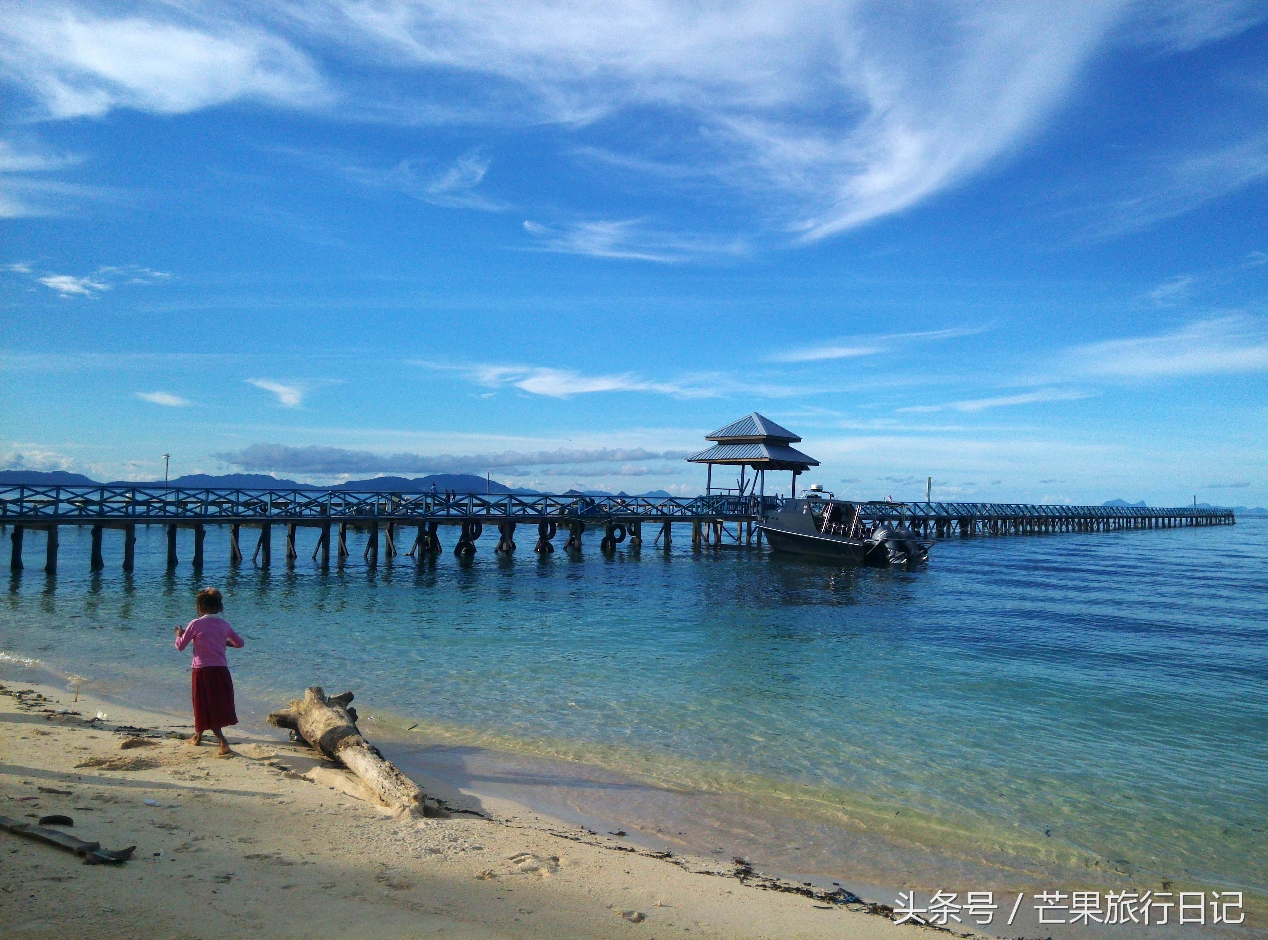 马来西亚和菲律宾交界的海洋中,有一个美丽的