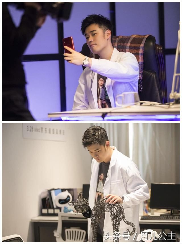 陈赫近照变瘦又变帅?红配黑男神范十足!网友: