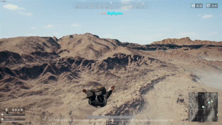 当这名玩家像往常一样,自信满满地开始跳伞的时候,却发现系统根本没