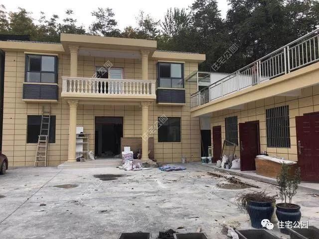 晒晒我家农村别墅,25万有游泳池院子还超大,城