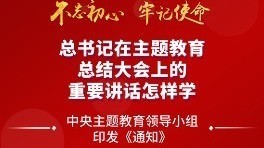 图解：总书记在主题教育总结大会上的重要讲话怎样学