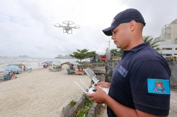圣保罗州沿海城市使用飞行器监控治安