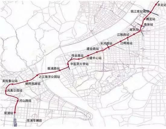 杭州9個地鐵項目將開工 盤點14條地鐵線完整站點名單