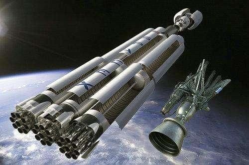 美国超级火箭发射,为太空送跑车还回收火箭,要