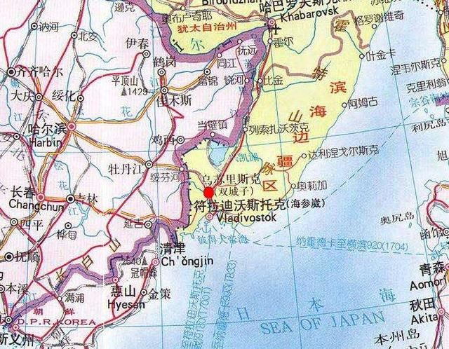 地图上的秘密-俄罗斯远东必须括注中国古地名