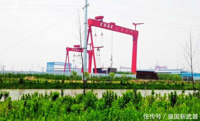 江南造船厂又有好消息,003型航母分段疑似曝光