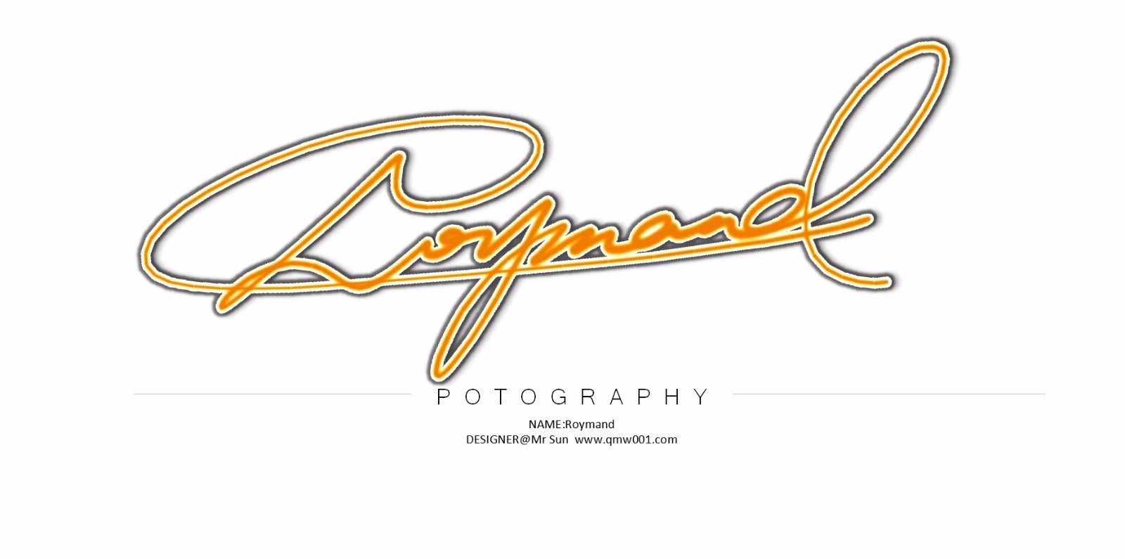 英文签名设计欣赏丨北京时间号-艺术签名设计