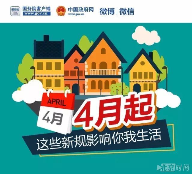 4月起,这些新规影响你我生活 4月起,这些新规影响你我生活