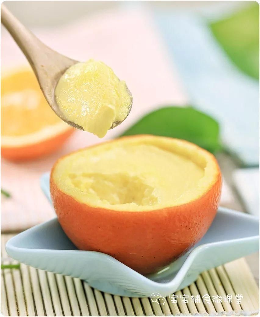 用1个橙子,1个鸡蛋,半杯奶,做出的蛋羹补铁补维c还能预防感冒