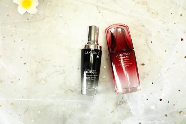 测评:兰蔻小黑瓶VS资生堂红腰子,这两款网红精