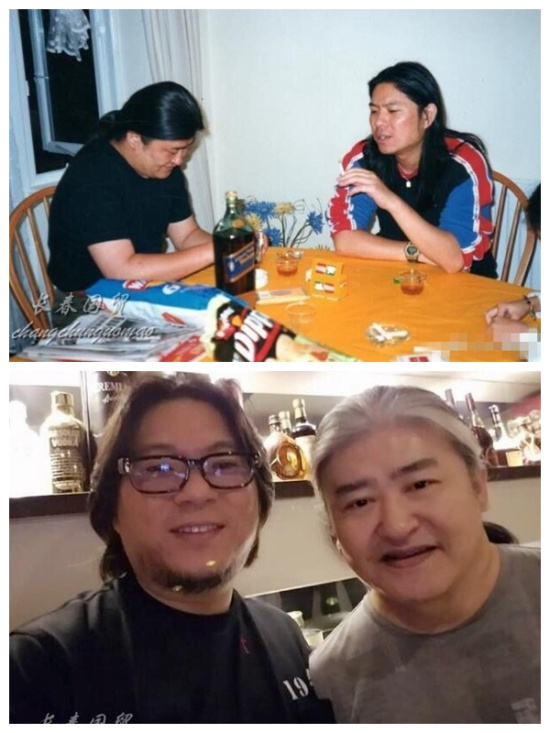 谁还没年轻过?高晓松鲜肉时期长发不见肉与刘欢合照