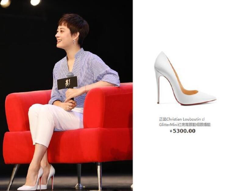 孙俪厉害,一双5300块白色高跟鞋穿出上万既视