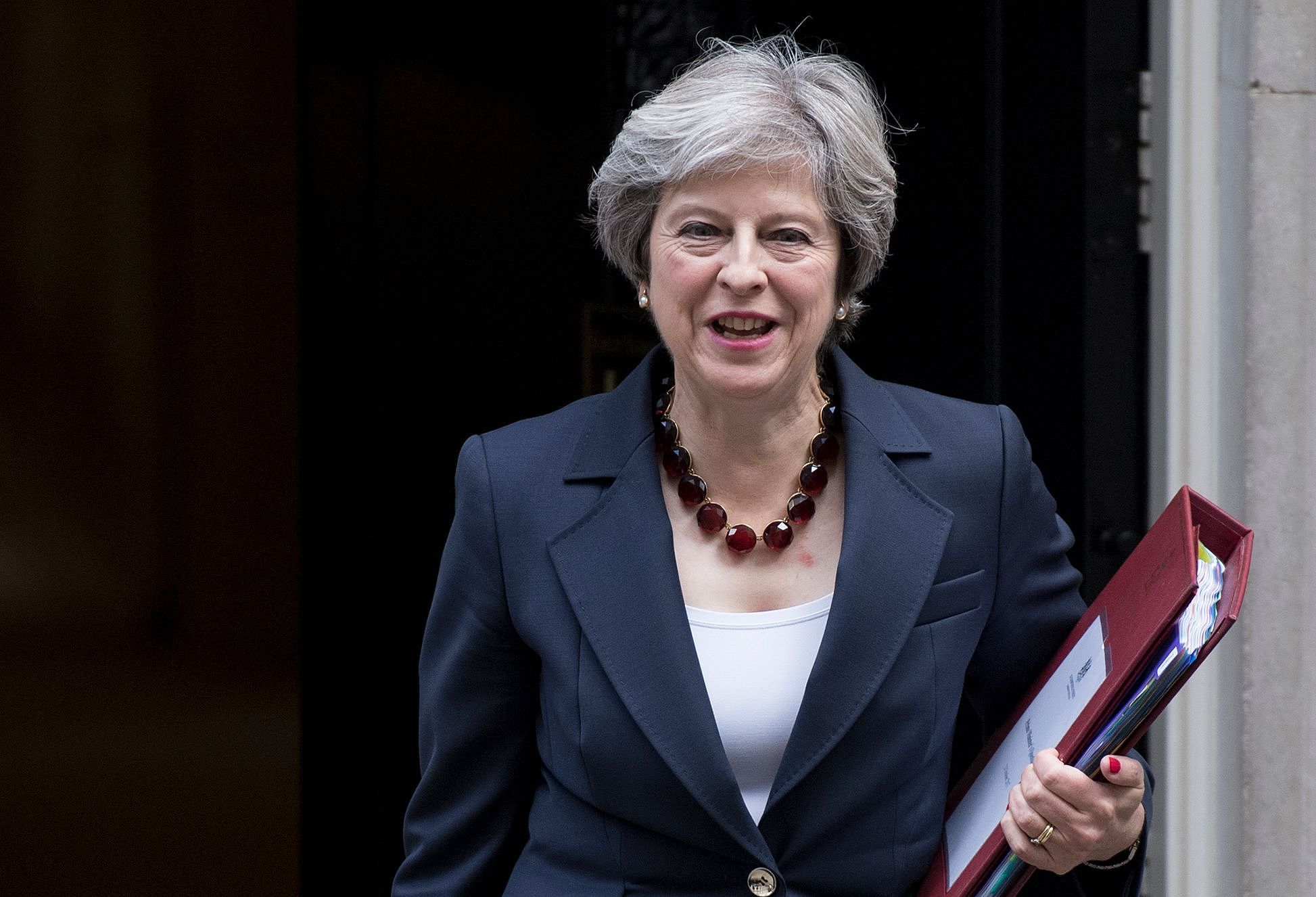 当地时间2017年10月25日,英国伦敦,英国议会举行首相质询.