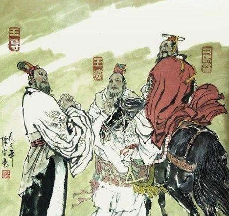 那跟王导争族姓的是谁呢? 诸葛恢!他就是诸葛诞的后代.