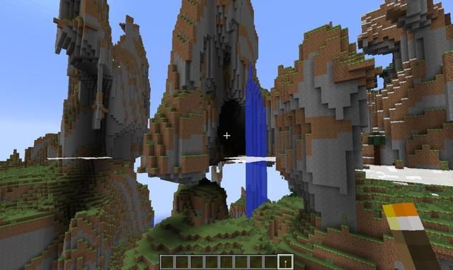 将《我的世界》地图放大10倍后的景象你见过