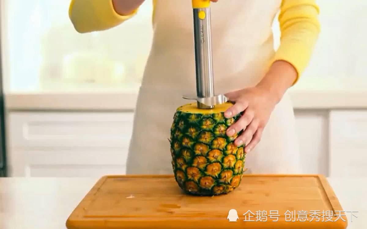 败家老婆网购削菠萝神器,声称分分钟搞定一个