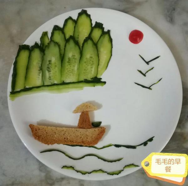 为吸引女儿早起 妈妈3年来把早餐"画成一首诗" 为吸引女儿早起 妈妈3年来把早餐"画成一首诗"