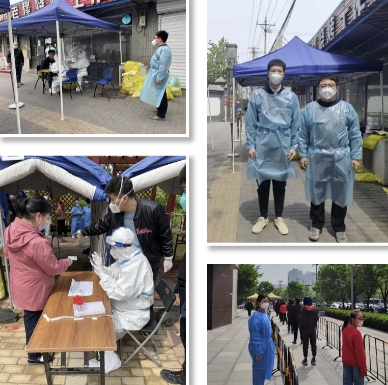 朝阳法院干警闻令而动 下沉社区支援疫情防控工作